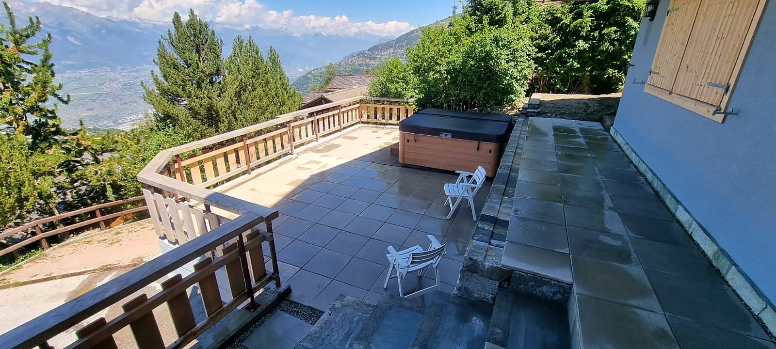 Terrasse et aménagement extérieur en Valais